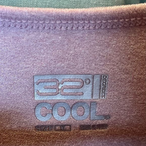 “32 degrees cool” XL Lilac soft tee - Picture 4 of 6